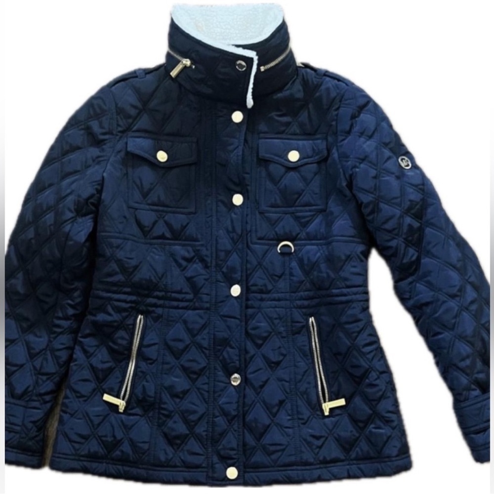 MICHAEL Michael Kors Navy Quilted Jacket